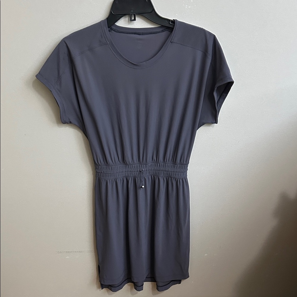 Lululemon Athletica Charcoal Short Sleeve Dress